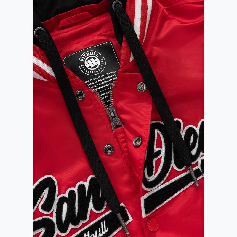 Дамско яке Pitbull Angela San Diego Hooded Varsity fluo/red 8