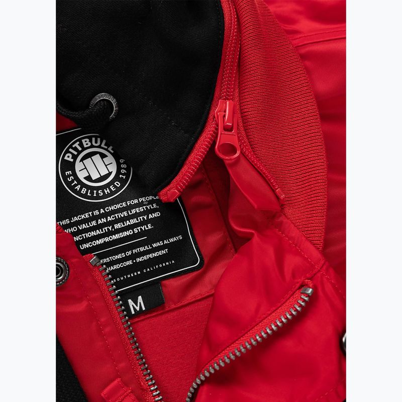 Дамско яке Pitbull Angela San Diego Hooded Varsity fluo/red 13