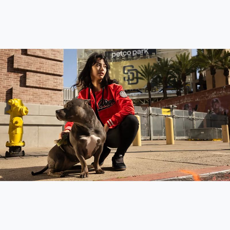 Дамско яке Pitbull Angela San Diego Hooded Varsity fluo/red 19