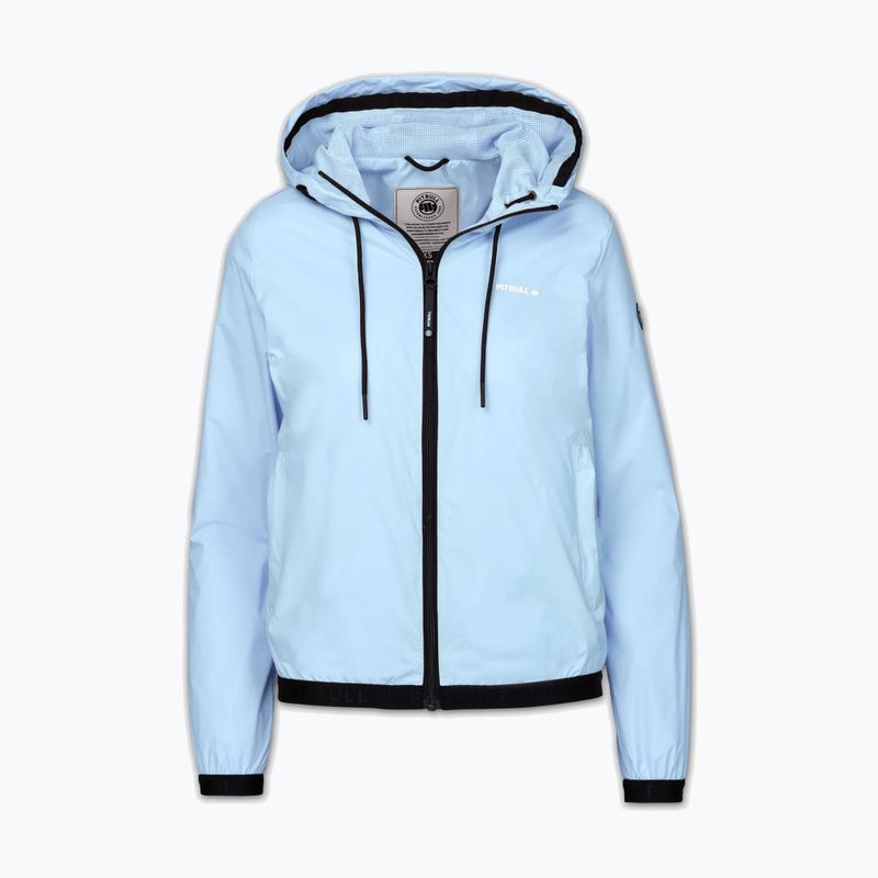 Дамско яке Pitbull Adena Hooded light blue 3