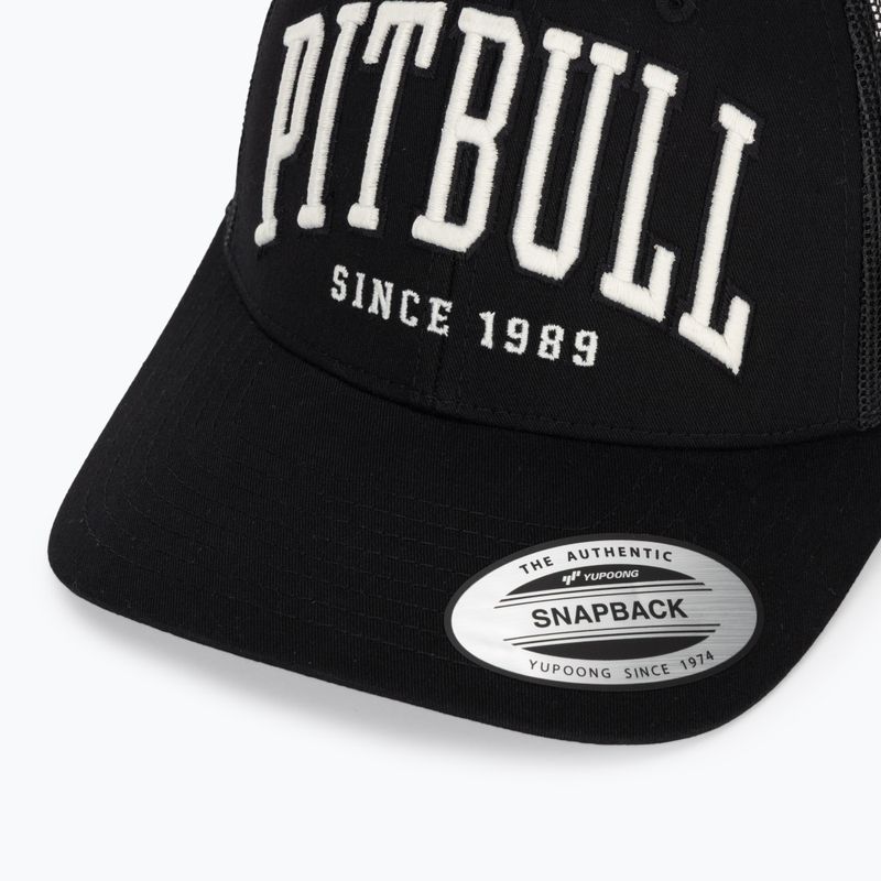 Мъжка шапка с козирка Pitbull Mesh "Pitbull Norton" Trucker Low Profile black/black 3