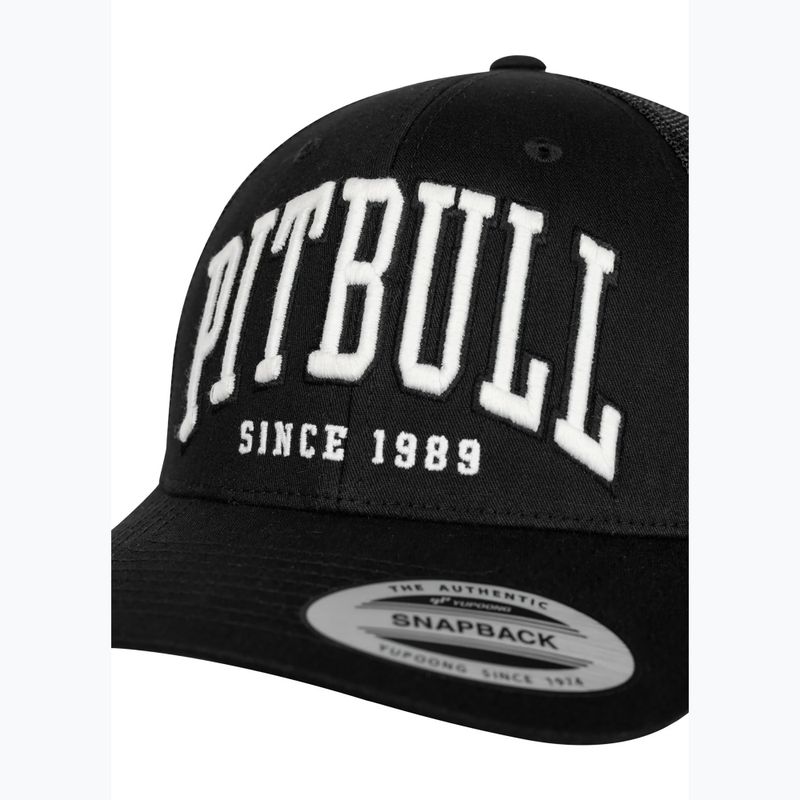 Мъжка шапка с козирка Pitbull Mesh "Pitbull Norton" Trucker Low Profile black/black 3