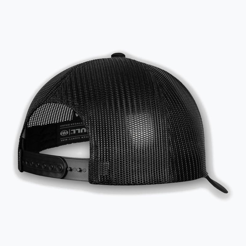 Мъжка шапка с козирка Pitbull "SO.CAL." Retro Trucker black/black/white 2