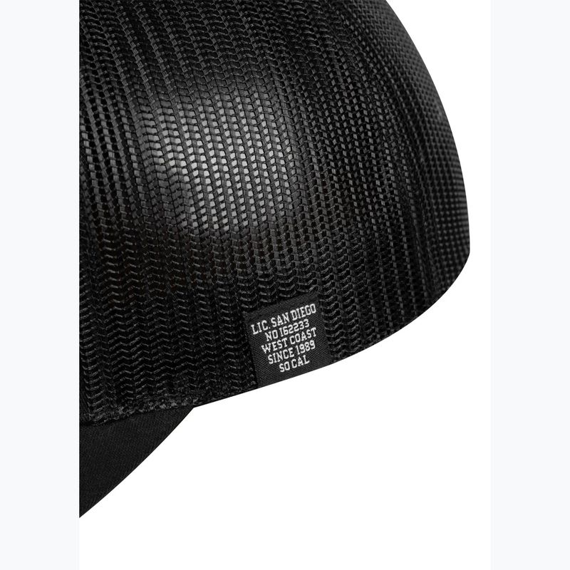 Мъжка шапка с козирка Pitbull "SO.CAL." Retro Trucker black/black/white 5