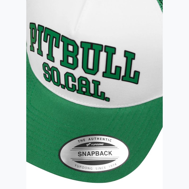 Мъжка шапка с козирка Pitbull "SO.CAL." Retro Trucker green/white 4