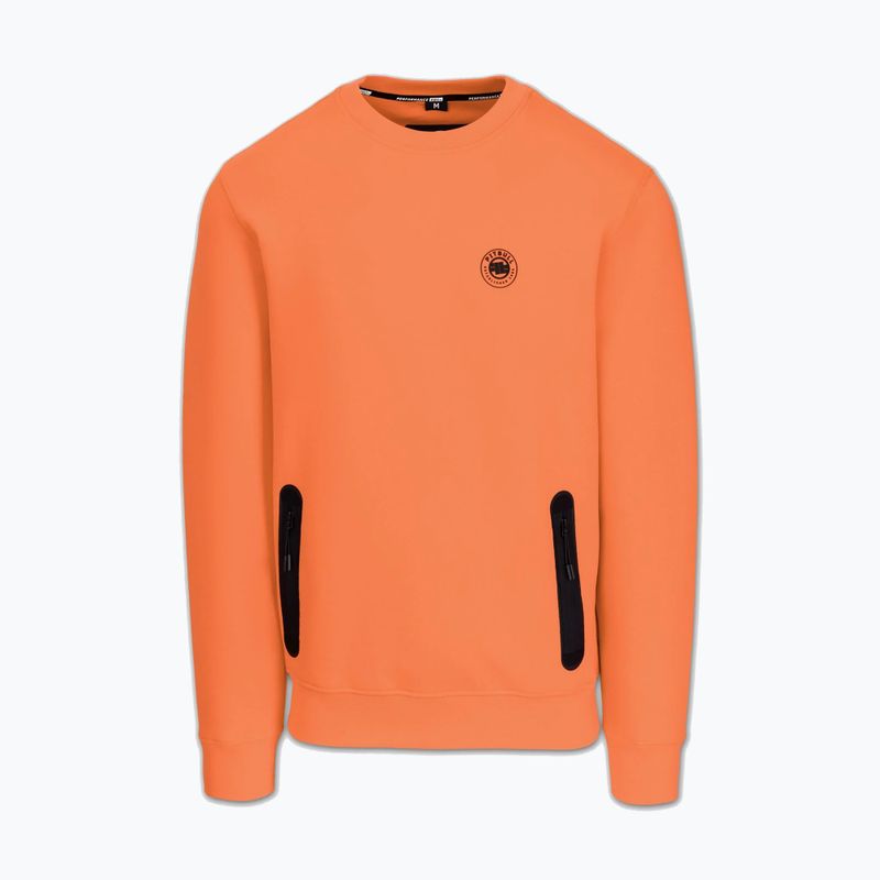 Мъжки суитшърт Pitbull Dogwood Crewneck Sweatshirt fluo orange 4