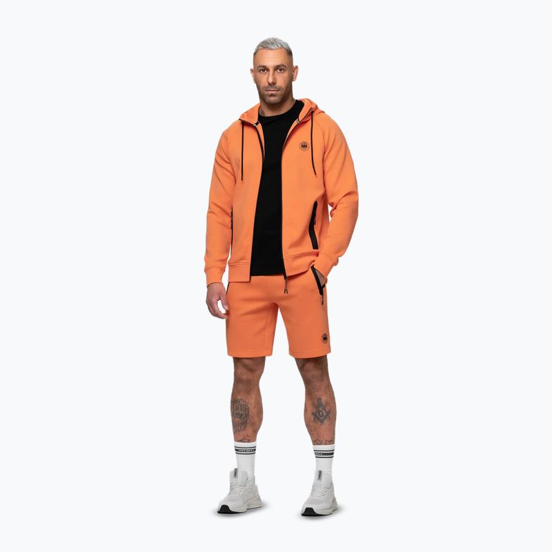 Мъжки суитшърт Pitbull Dogwood Hooded Zip Sweatshirt fluo orange 2