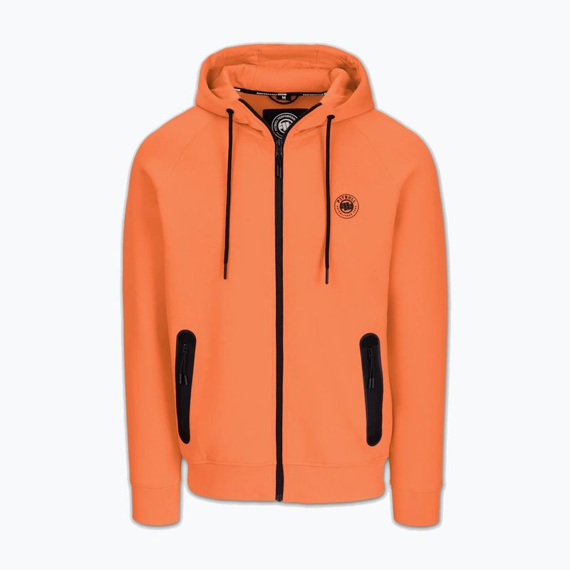 Мъжки суитшърт Pitbull Dogwood Hooded Zip Sweatshirt fluo orange 5