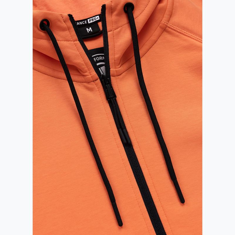 Мъжки суитшърт Pitbull Dogwood Hooded Zip Sweatshirt fluo orange 7