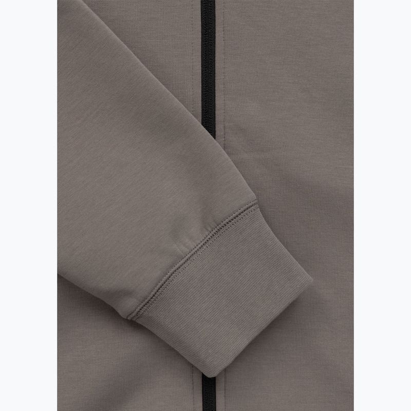 Мъжки суитшърт Pitbull Dogwood Hooded Zip Sweatshirt taupe 11