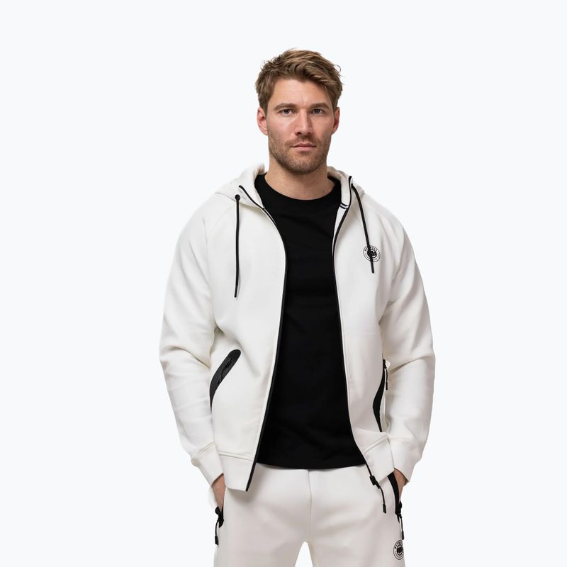 Мъжки суитшърт Pitbull Dogwood Hooded Zip Sweatshirt off white 4