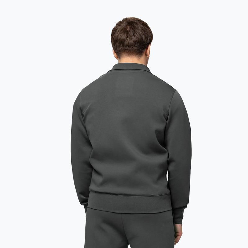 Мъжки суитшърт Pitbull Sampson Zip grey/green 3