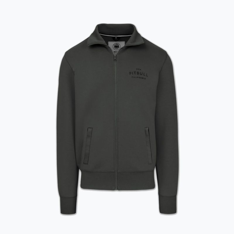 Мъжки суитшърт Pitbull Sampson Zip grey/green 5