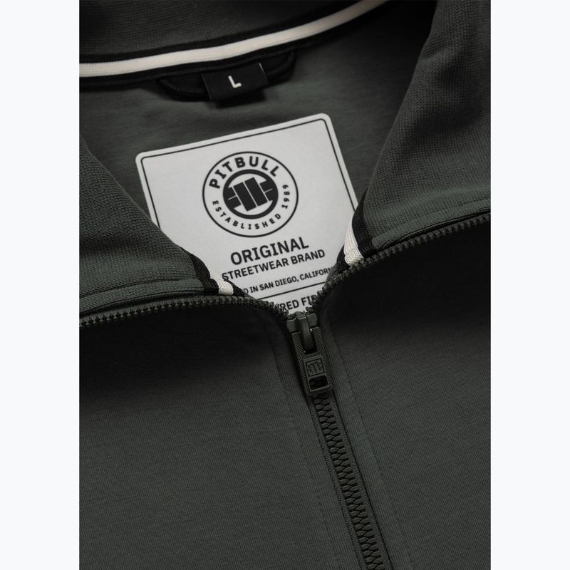 Мъжки суитшърт Pitbull Sampson Zip grey/green 7