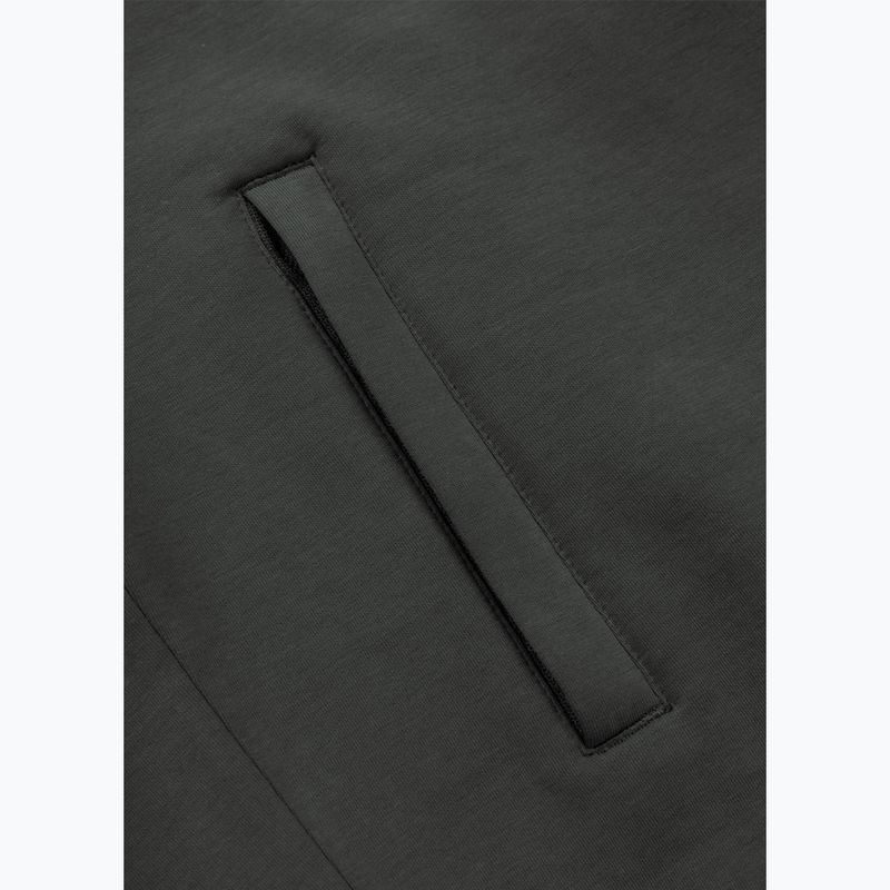 Мъжки суитшърт Pitbull Sampson Zip grey/green 9