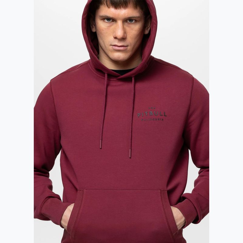 Мъжки суитшърт Pitbull Sampson Hooded Sweatshirt burgundy 6