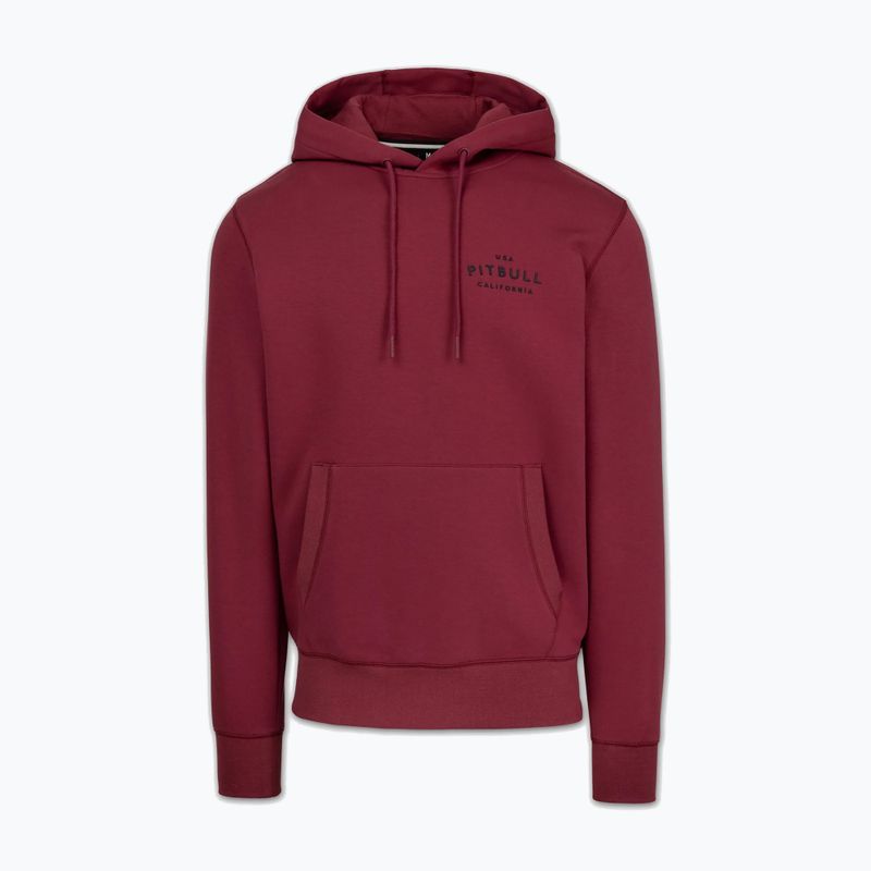 Мъжки суитшърт Pitbull Sampson Hooded Sweatshirt burgundy 7