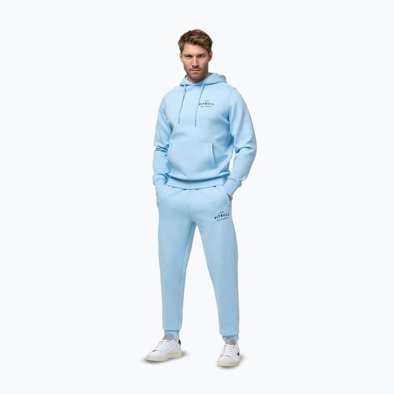 Мъжки суитшърт Pitbull Sampson Hooded Sweatshirt sky blue 2