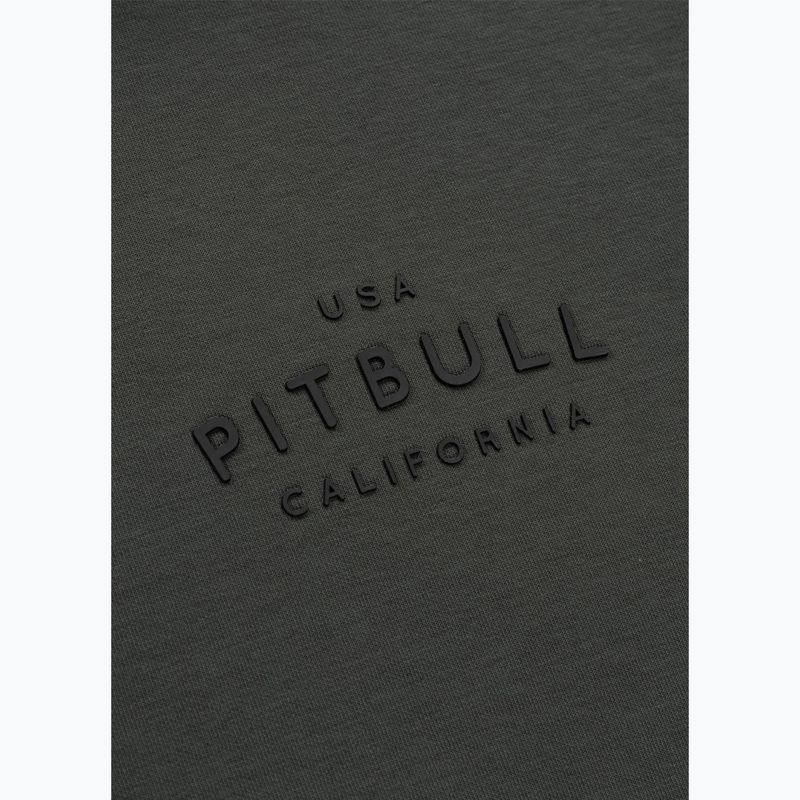 Мъжки суитшърт Pitbull Sampson Hooded Zip Sweatshirt grey/green 12
