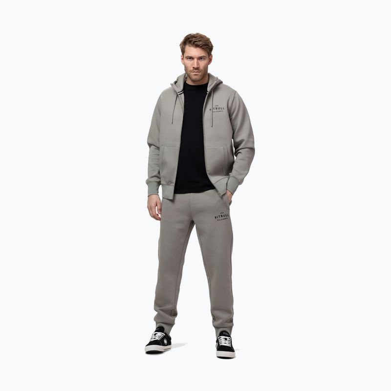 Мъжки суитшърт Pitbull Sampson Hooded Zip Sweatshirt grey/harbour 2