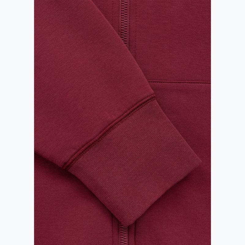 Мъжки суитшърт Pitbull Sampson Hooded Zip Sweatshirt burgundy 9