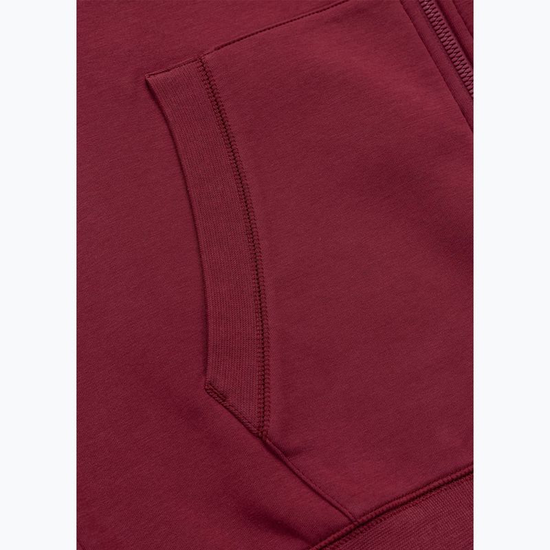 Мъжки суитшърт Pitbull Sampson Hooded Zip Sweatshirt burgundy 10