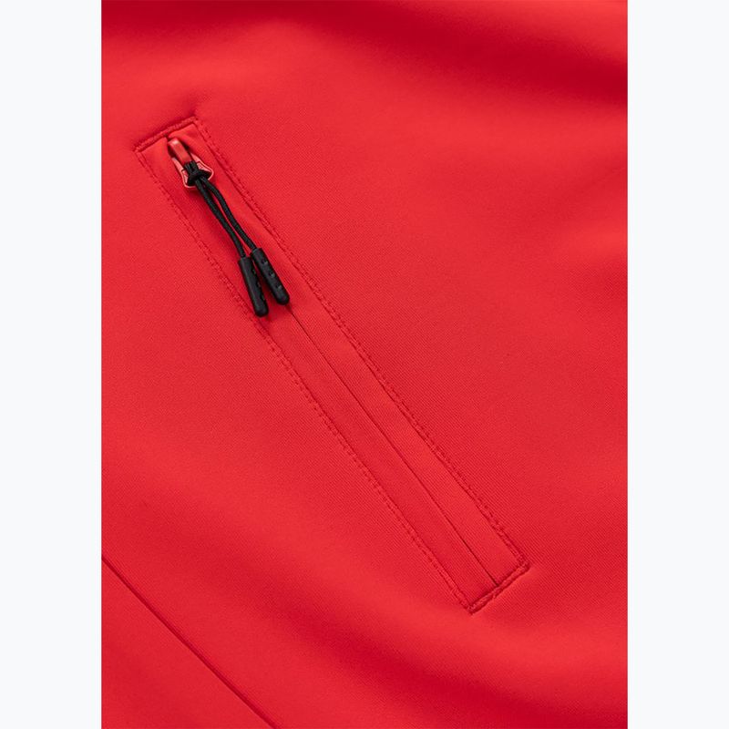 Мъжки суитшърт Pitbull Track Jacket Powers fluo/red 8