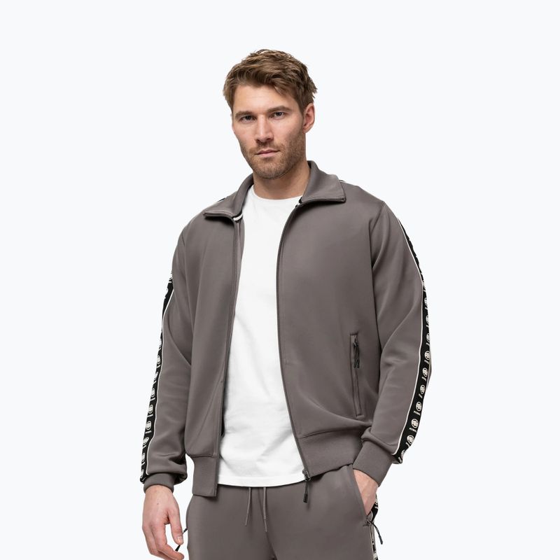 Мъжки суитшърт Pitbull Track Jacket Powers taupe 4