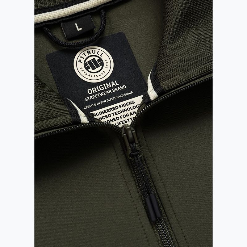 Мъжки суитшърт Pitbull Track Jacket Powers old green 5