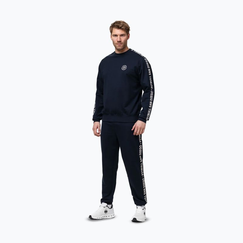 Мъжки суитшърт Pitbull Tape Parker Crewneck dark navy 2
