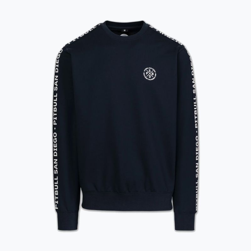Мъжки суитшърт Pitbull Tape Parker Crewneck dark navy 4