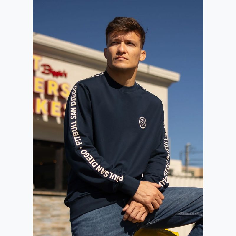 Мъжки суитшърт Pitbull Tape Parker Crewneck dark navy 10