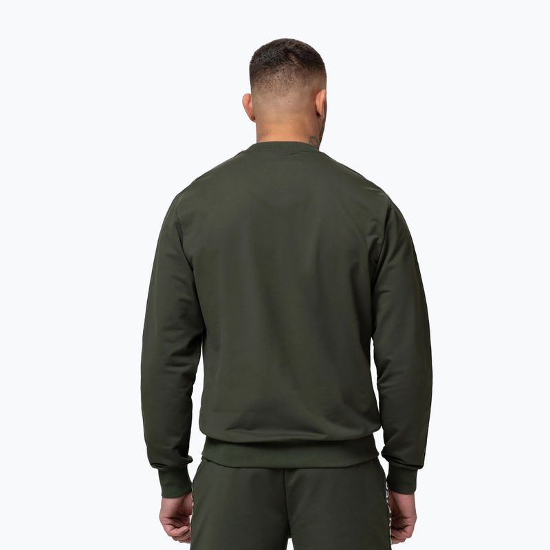Мъжки суитшърт Pitbull Tape Parker Crewneck old green 3