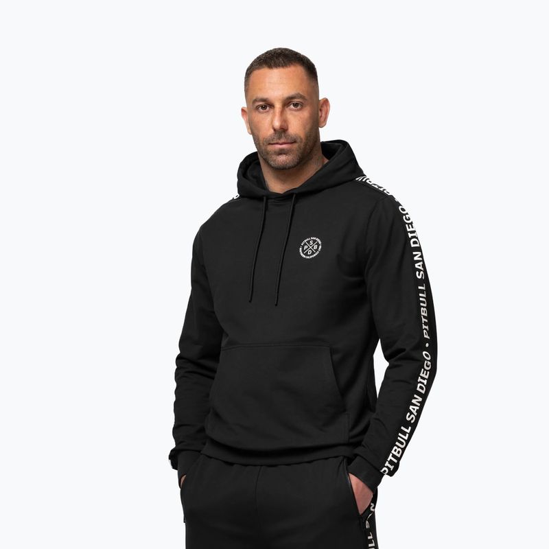 Мъжки суитшърт Pitbull Tape Parker Hooded black 4