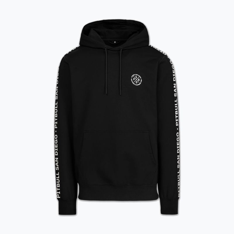 Мъжки суитшърт Pitbull Tape Parker Hooded black 5