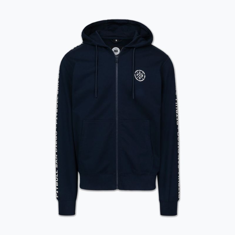 Мъжки суитшърт Pitbull Tape Parker Hooded Zip dark navy 5