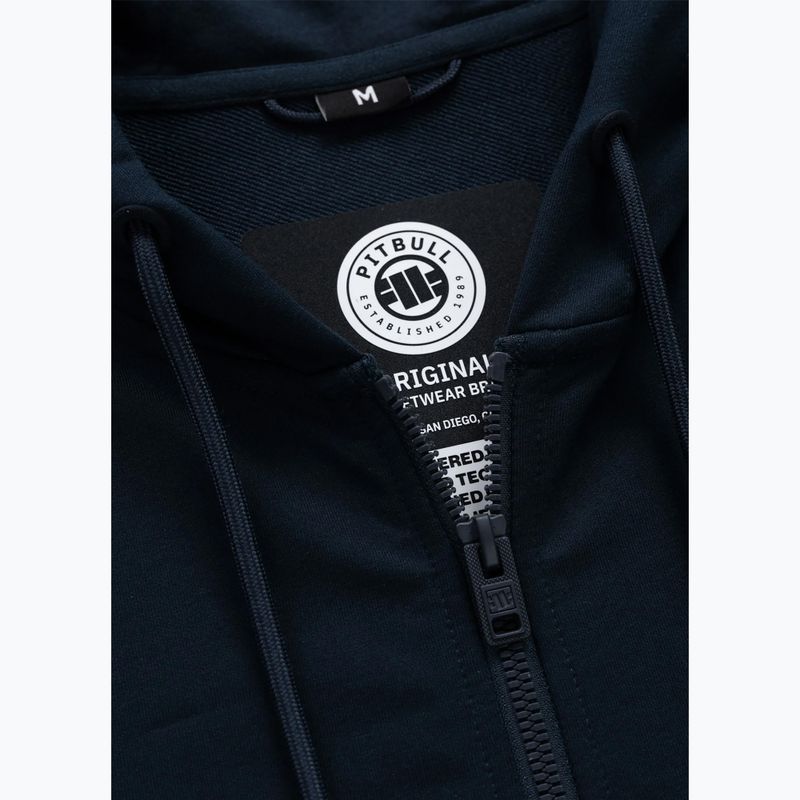 Мъжки суитшърт Pitbull Tape Parker Hooded Zip dark navy 8
