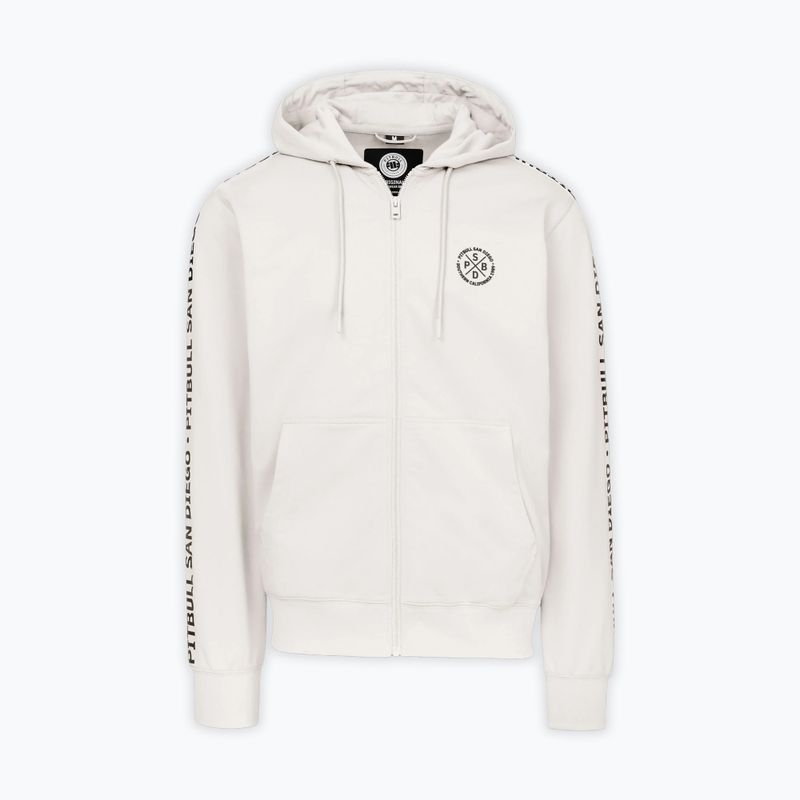 Мъжки суитшърт Pitbull Tape Parker Hooded Zip off white 3
