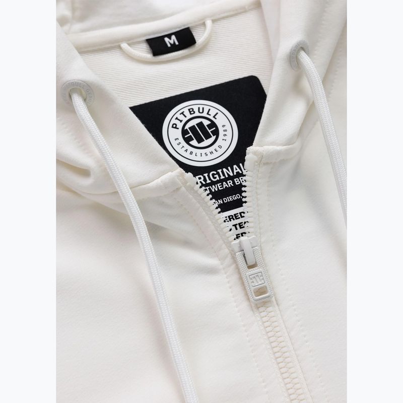 Мъжки суитшърт Pitbull Tape Parker Hooded Zip off white 6