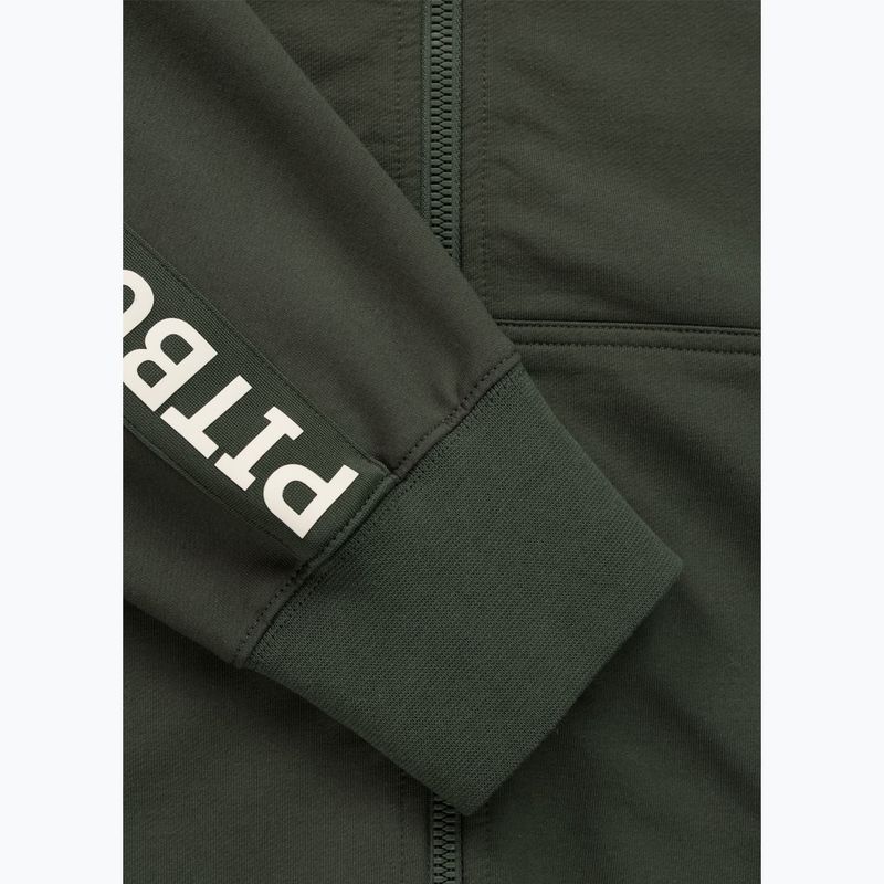 Мъжки суитшърт Pitbull Tape Parker Hooded Zip old green 10
