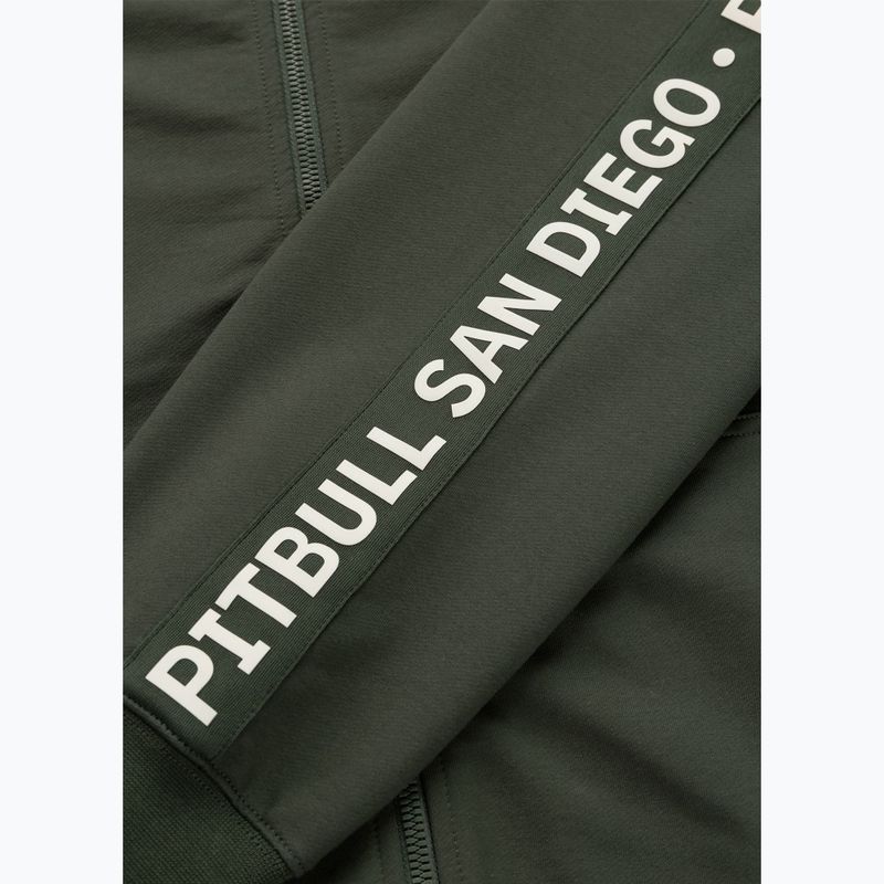Мъжки суитшърт Pitbull Tape Parker Hooded Zip old green 11