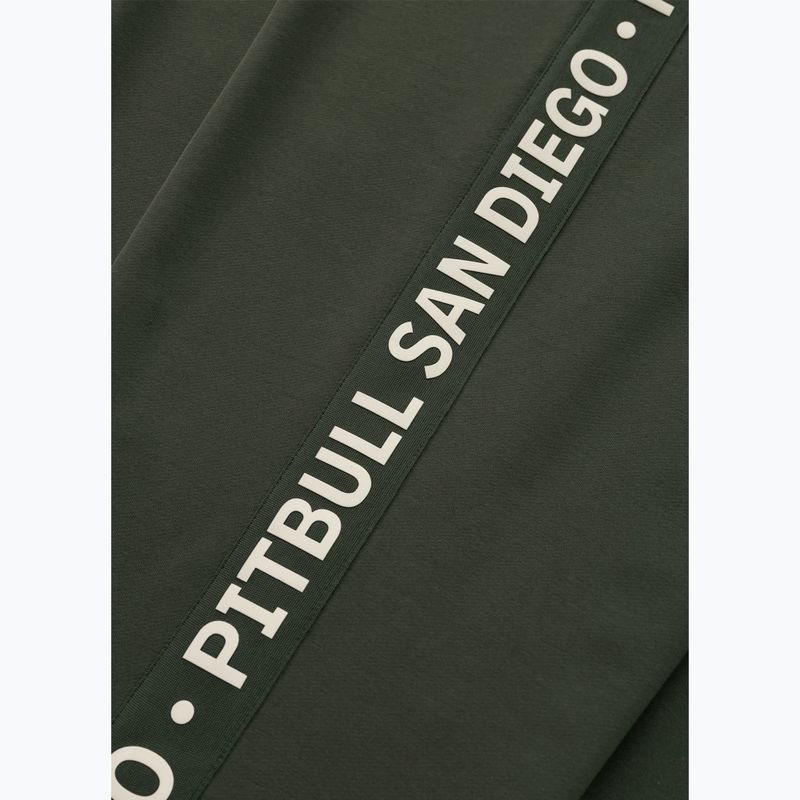 Мъжки панталони за бягане Pitbull Tape Parker Jogging old green 7