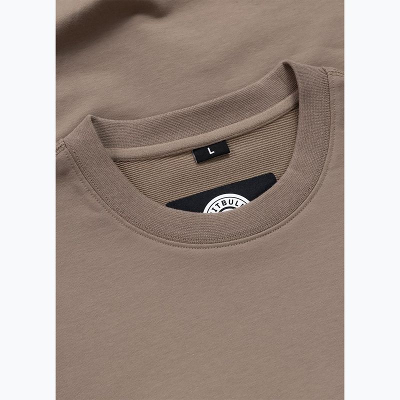 Мъжки суитшърт Pitbull Nugget Small Logo Crewneck brown savana 7