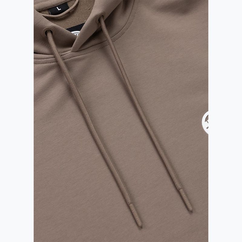 Мъжки суитшърт Pitbull Nugget Small Logo Hooded brown savana 7