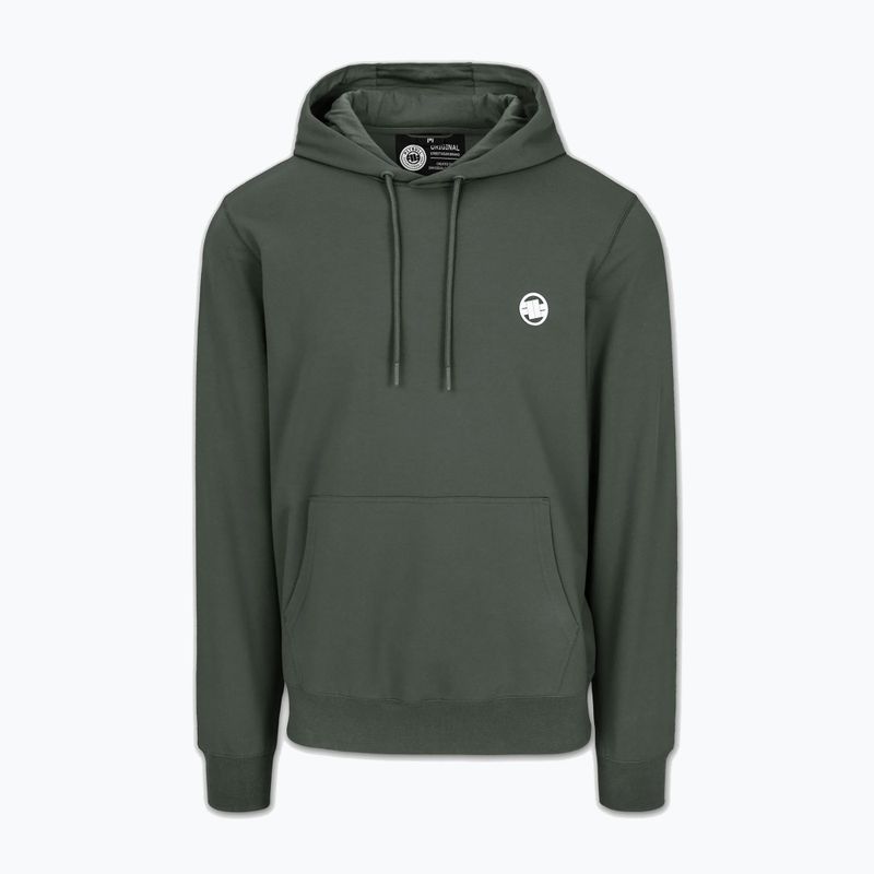 Мъжки суитшърт Pitbull Nugget Small Logo Hooded sage green 4