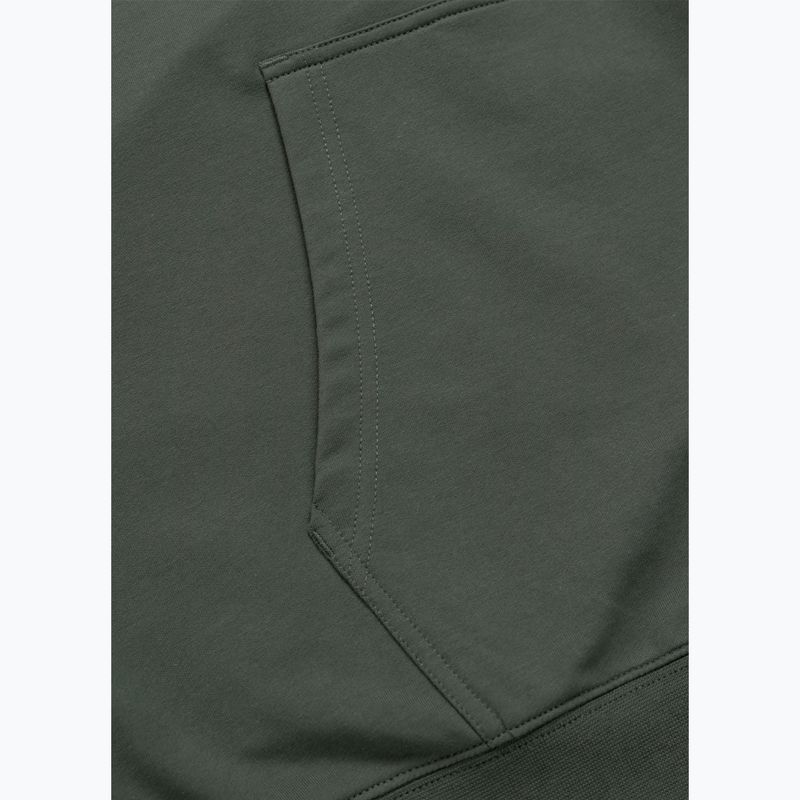 Мъжки суитшърт Pitbull Nugget Small Logo Hooded sage green 8