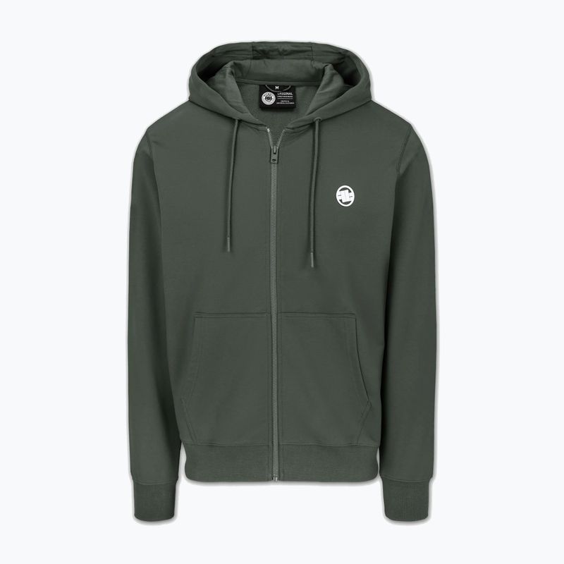 Мъжки суитшърт Pitbull Nugget Small Logo Hooded Zip sage green 5
