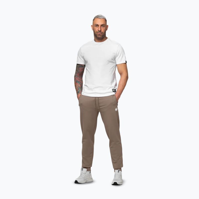 Мъжки панталони за бягане Pitbull Nugget Jogging brown savana 2