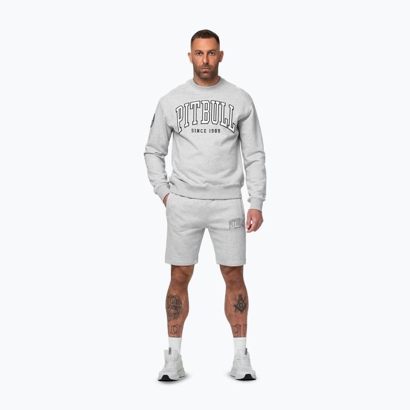 Мъжки суитшърт Pitbull Badger Crewneck grey/melange 2