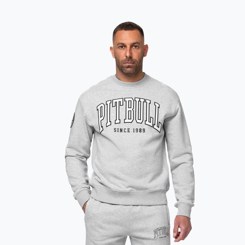 Мъжки суитшърт Pitbull Badger Crewneck grey/melange 4